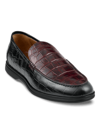 Patrick Loafer - Black/burgundy