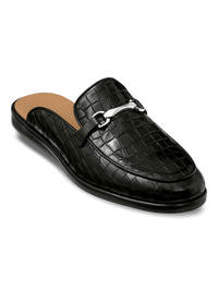 Darren Backless Loafer - Black