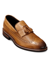 Byron Tassel Loafer - Chestnut