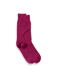 Dot Cotton Blend Sock - Berry Multi
