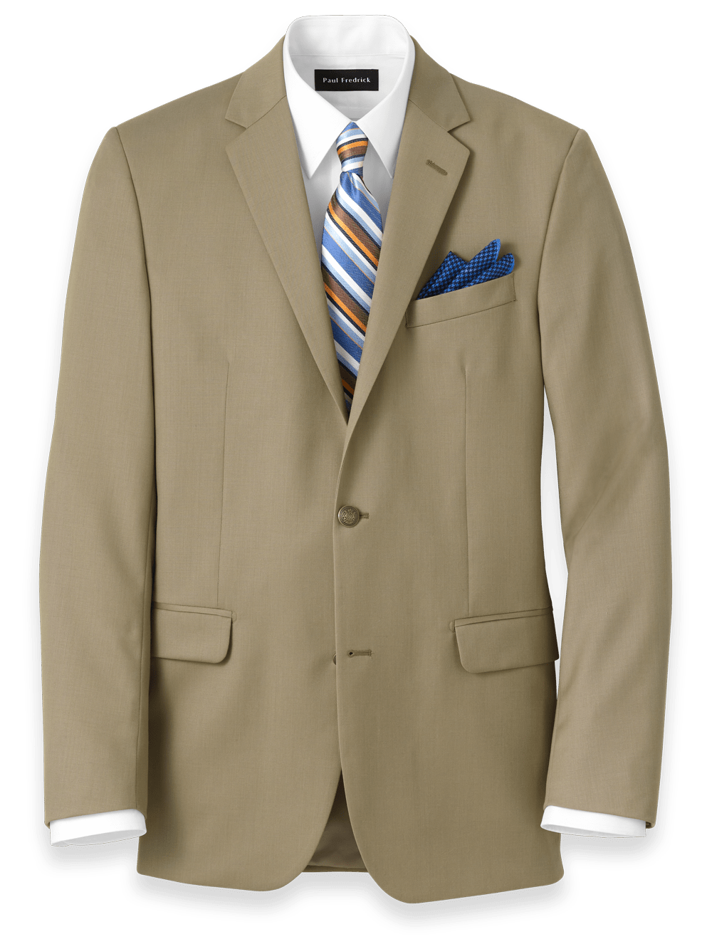 Product Image of Classic Fit Wool Travel Blazer-British Tan