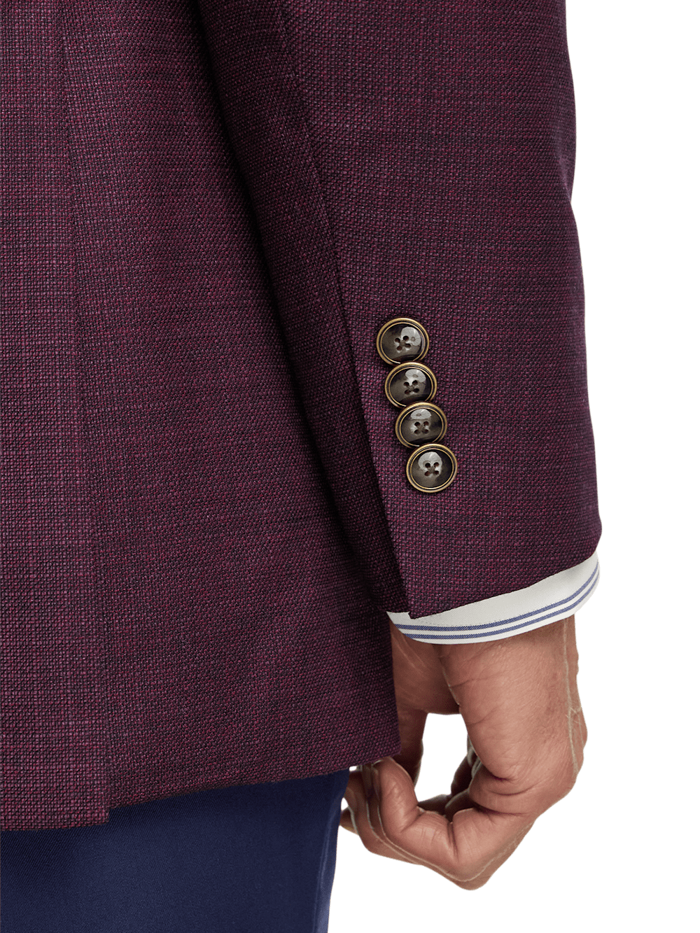 Alternate Image of Wool Single Breasted Notch Lapel Sport Coat-2