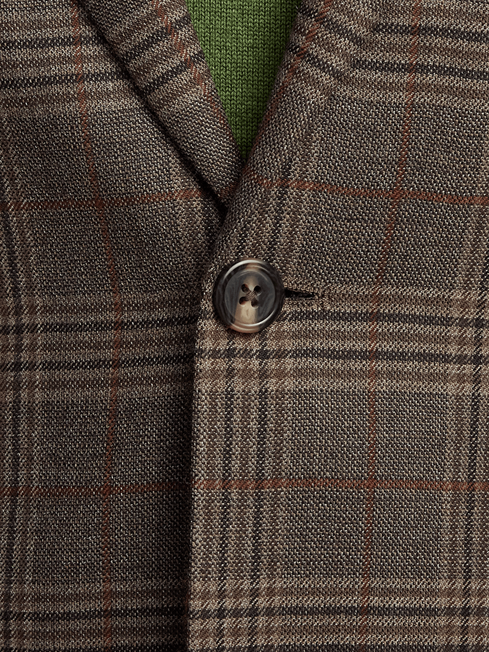 Alternate Image of Wool Plaid Single Breasted Notch Lapel Sport Coat-4