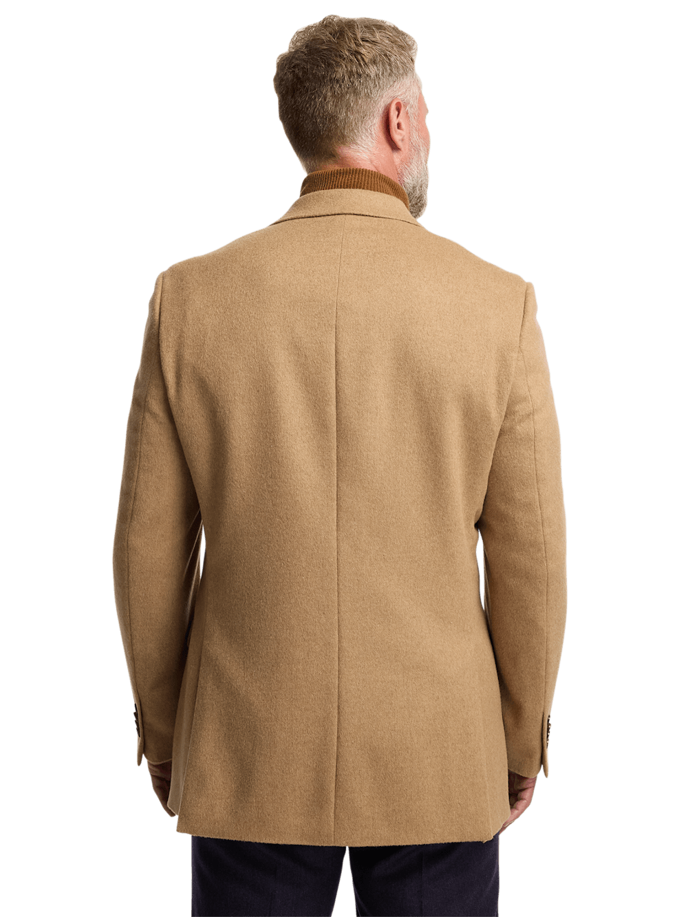 Alternate Image of Camel Hair Double Breasted Peak Lapel Sport Coat-6