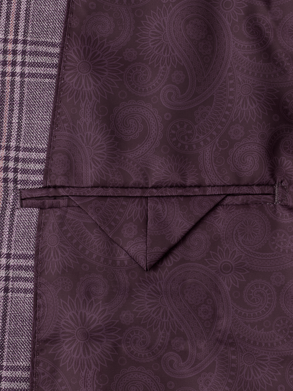 Alternate Image of Wool Plaid Single Breasted Notch Lapel Sport Coat-2