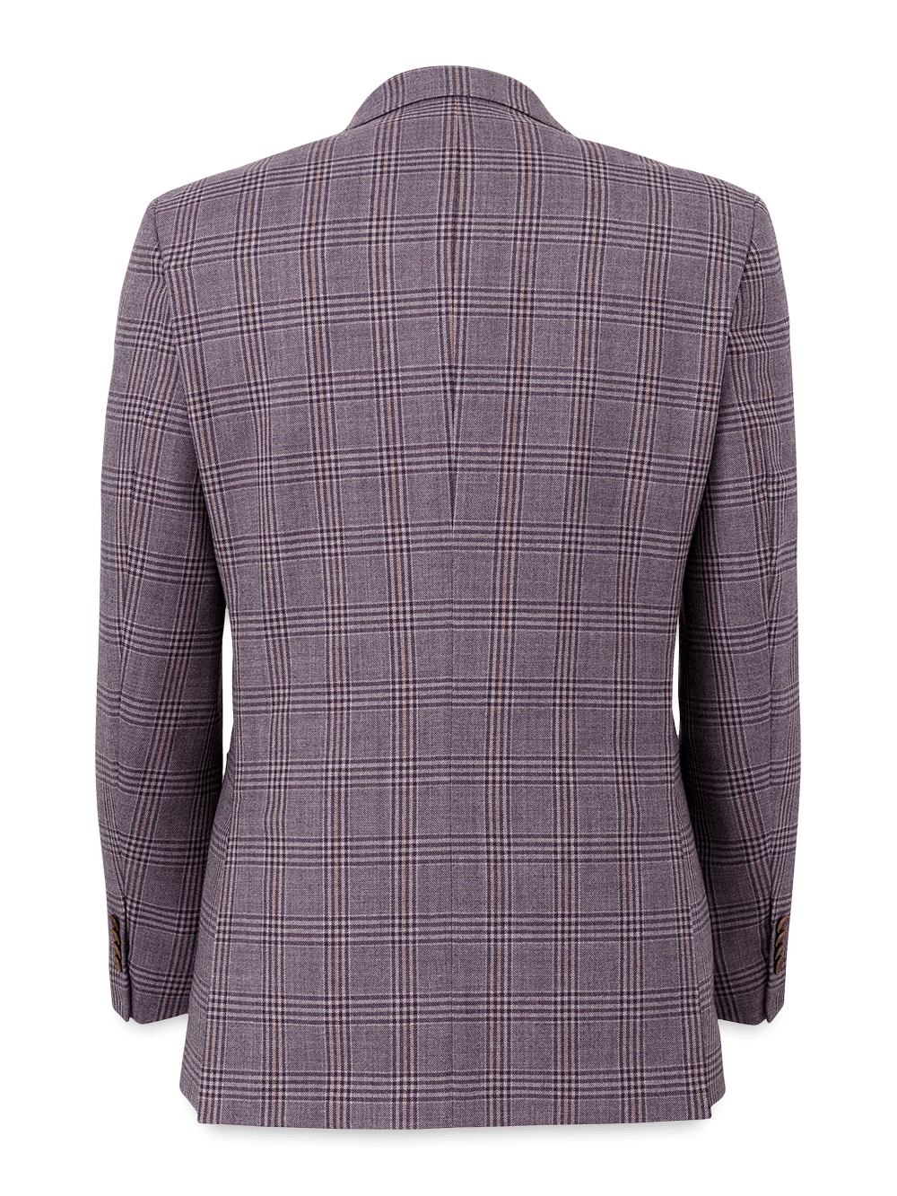 Alternate Image of Wool Plaid Single Breasted Notch Lapel Sport Coat-4