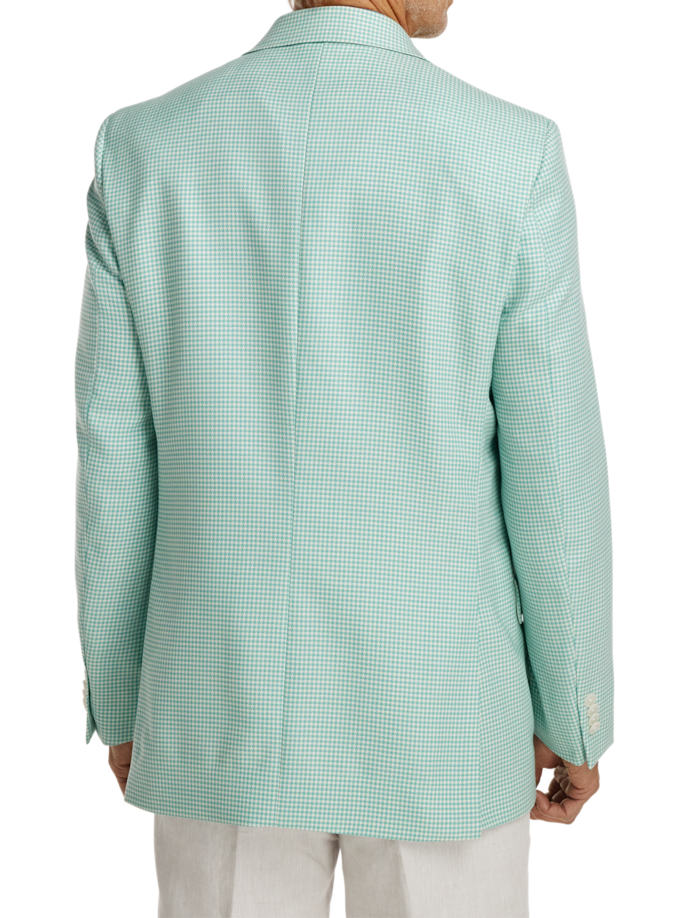 Alternate Image of Wool Houndstooth Single Breasted Peak Lapel Sport Coat-6