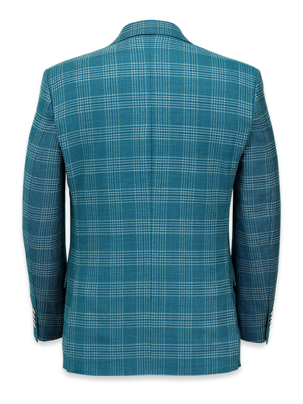 Alternate Image of Italian Wool Blend Plaid Peak Lapel Sport Coat-4