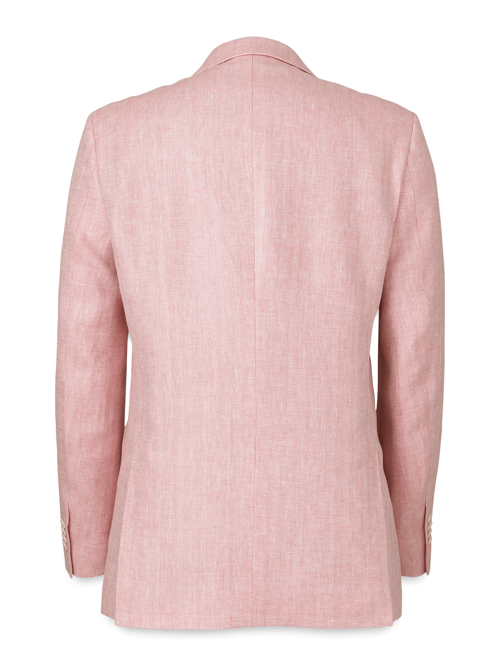 Alternate Image of Linen Herringbone Single Breasted Notch Lapel Sport Coat-4