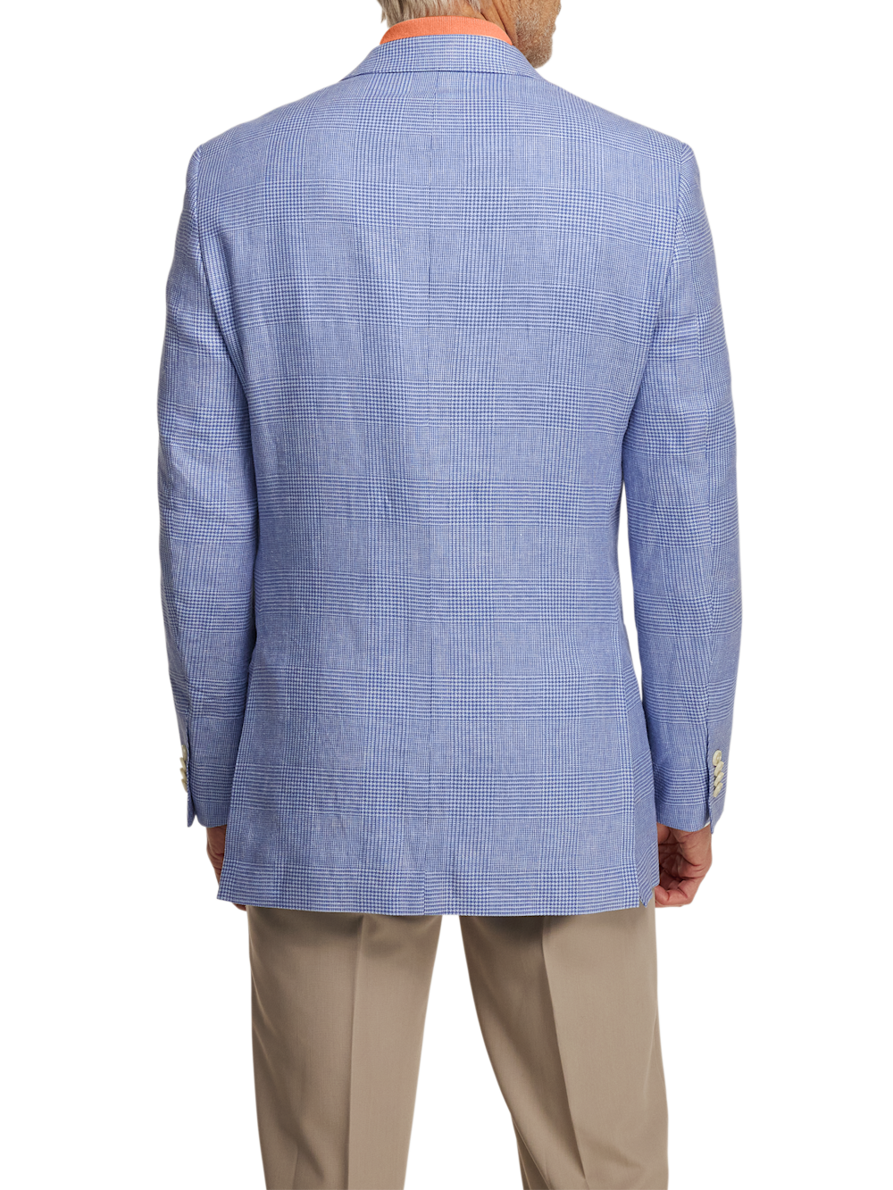 Alternate Image of Linen Blend Single Breasted Notch Lapel Sport Coat-6