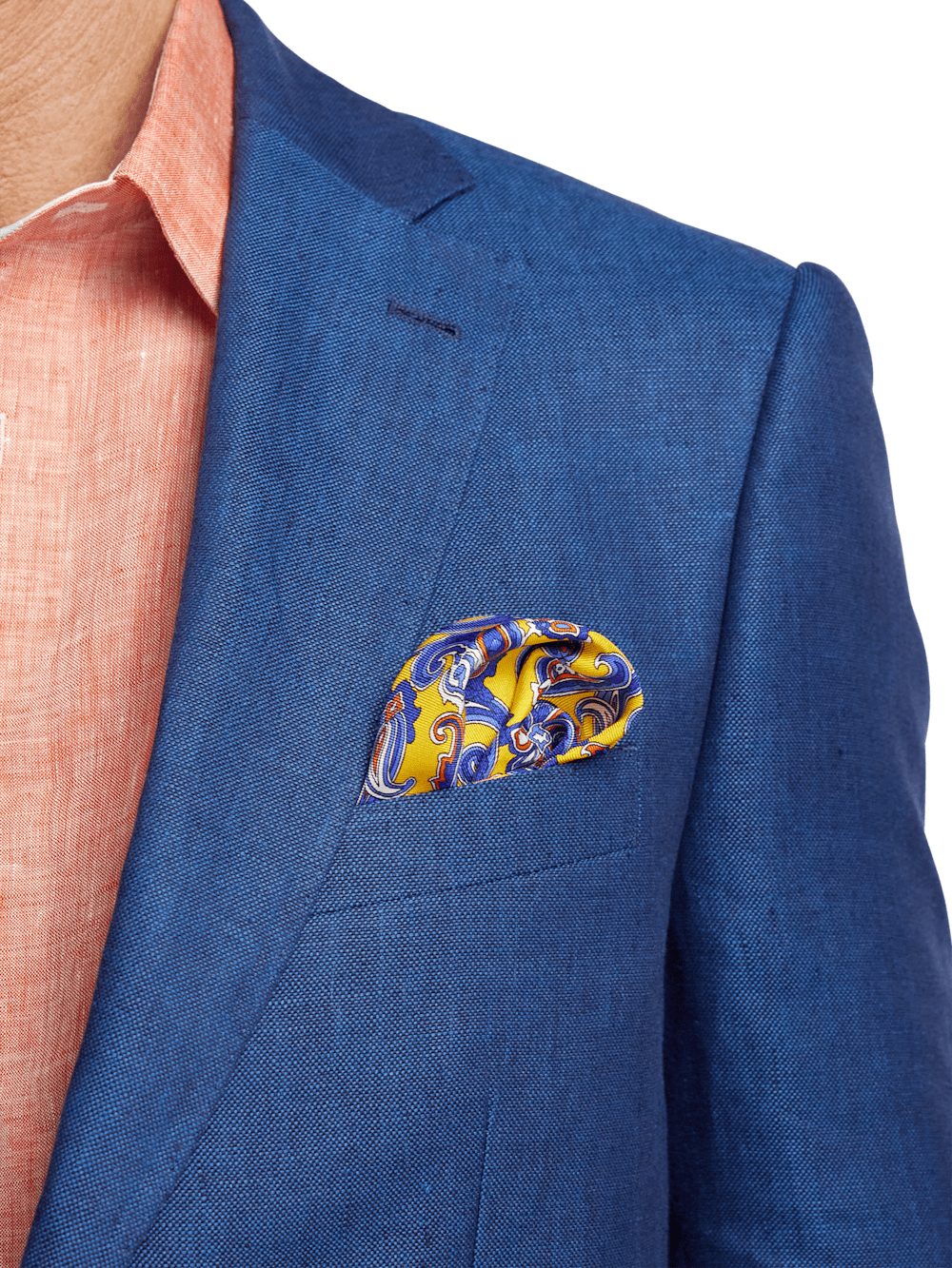 Alternate Image of Linen Single Breasted Notch Lapel Sport Coat-5