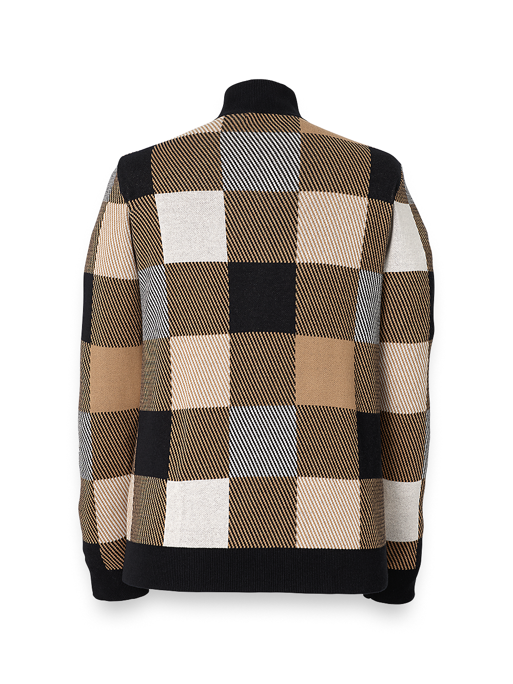Alternate Image of Cotton Zip Mock Neck Sweater-1
