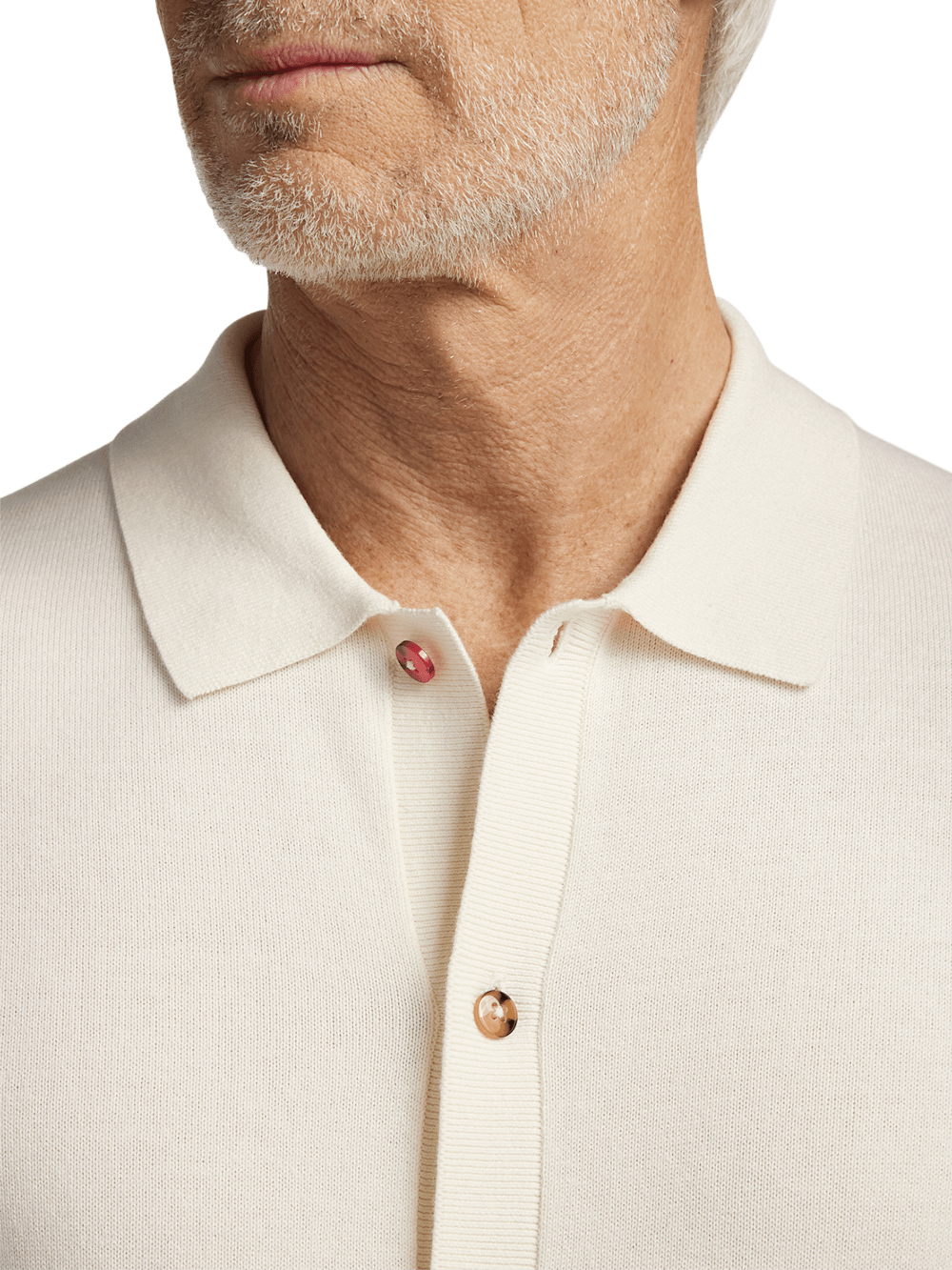 Alternate Image of Cotton Button Front Polo-2