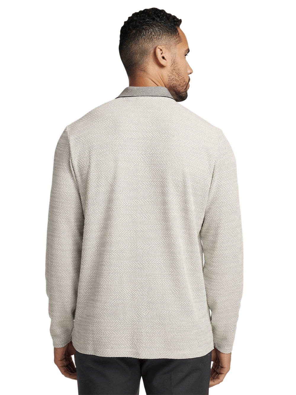 Alternate Image of Polyester Blend Button Front Polo-4