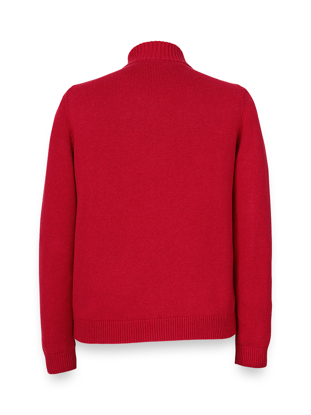 Alternate Image of Cotton Full Zip Mock Neck Sweater-2
