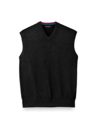 Supima Cotton Vest - Black