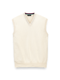 Supima Cotton Vest - Ivory