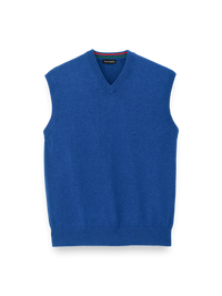 Supima Cotton Vest - Blue