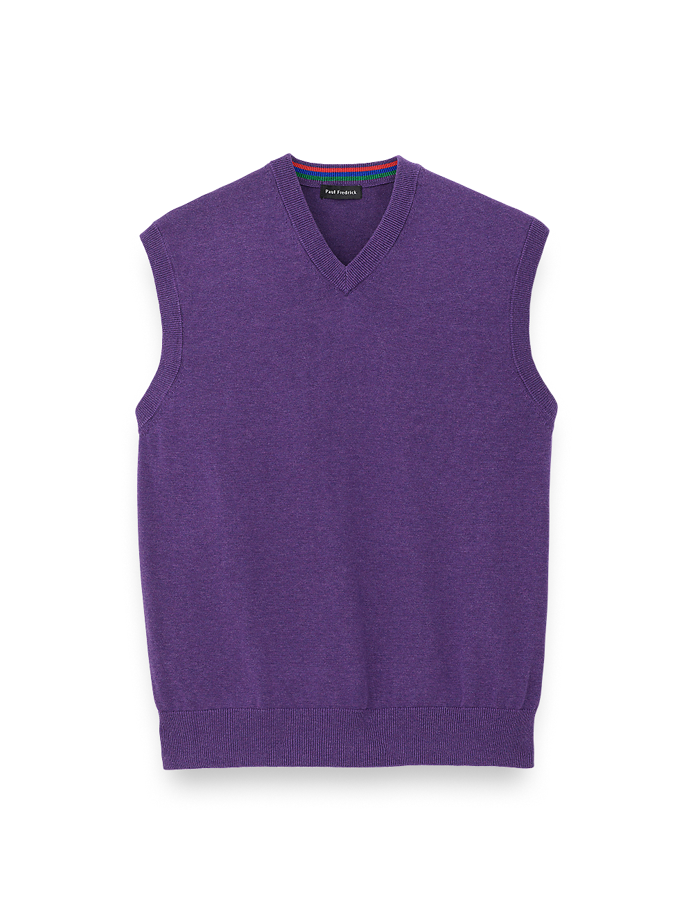 Product Image of Supima Cotton Vest-Purple