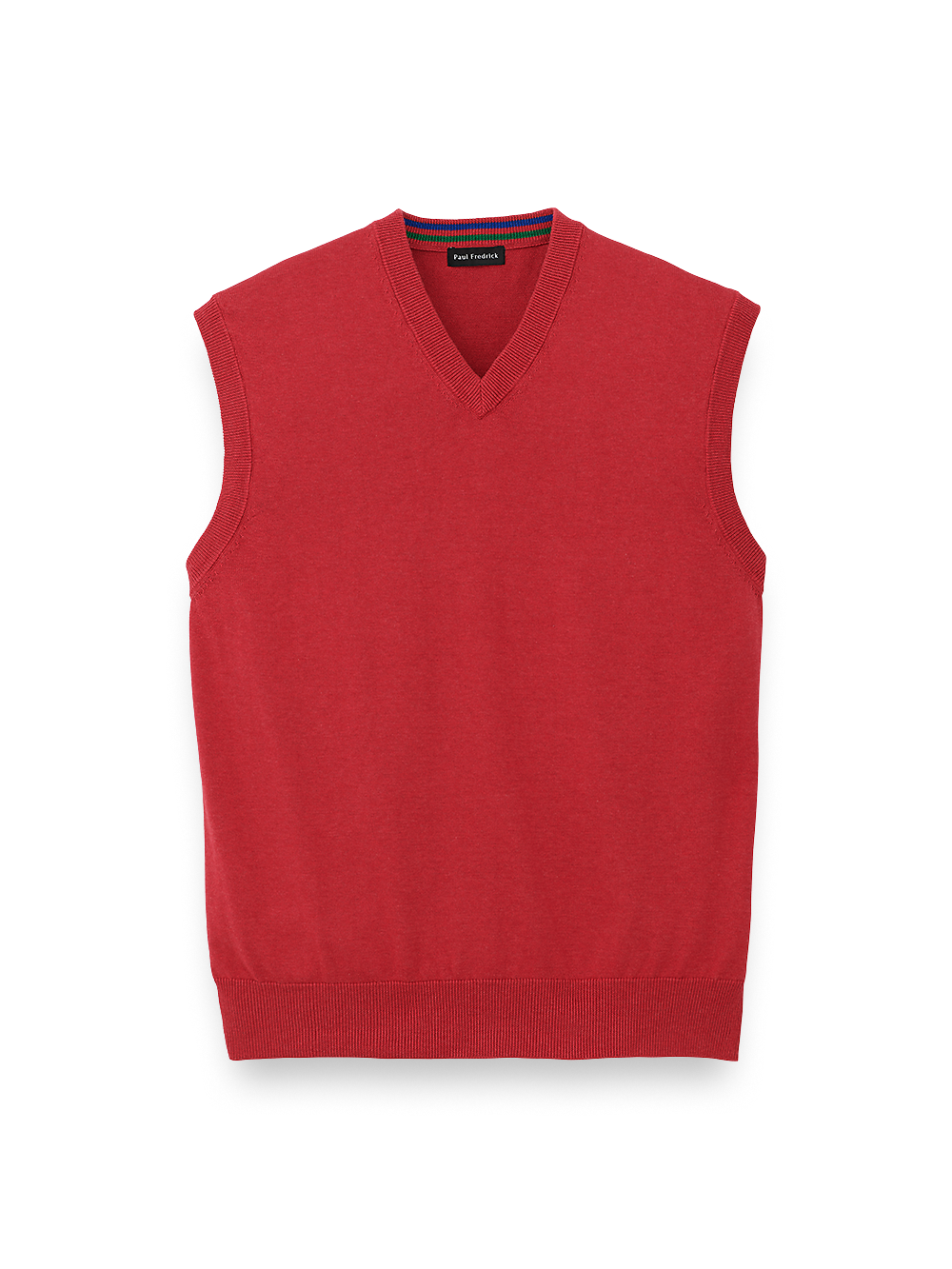 Product Image of Supima Cotton Vest-Red