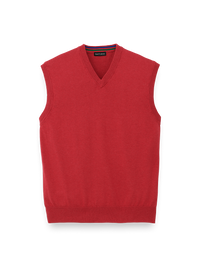 Supima Cotton Vest - Red