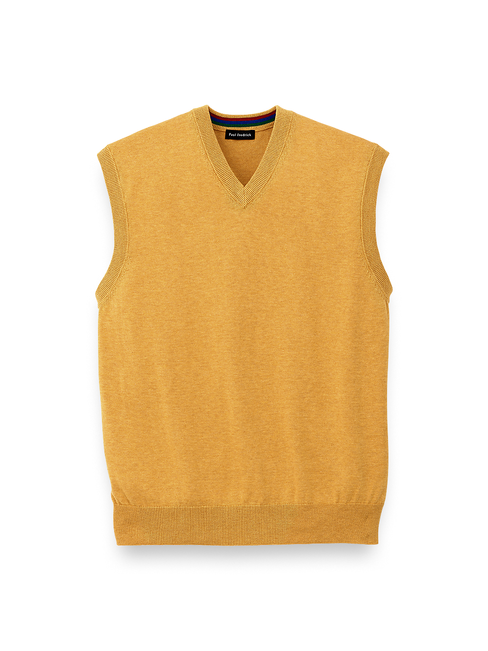 Product Image of Supima Cotton Vest-Mustard