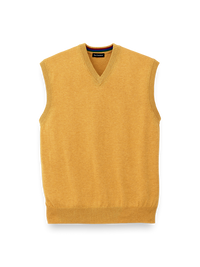 Supima Cotton Vest - Mustard