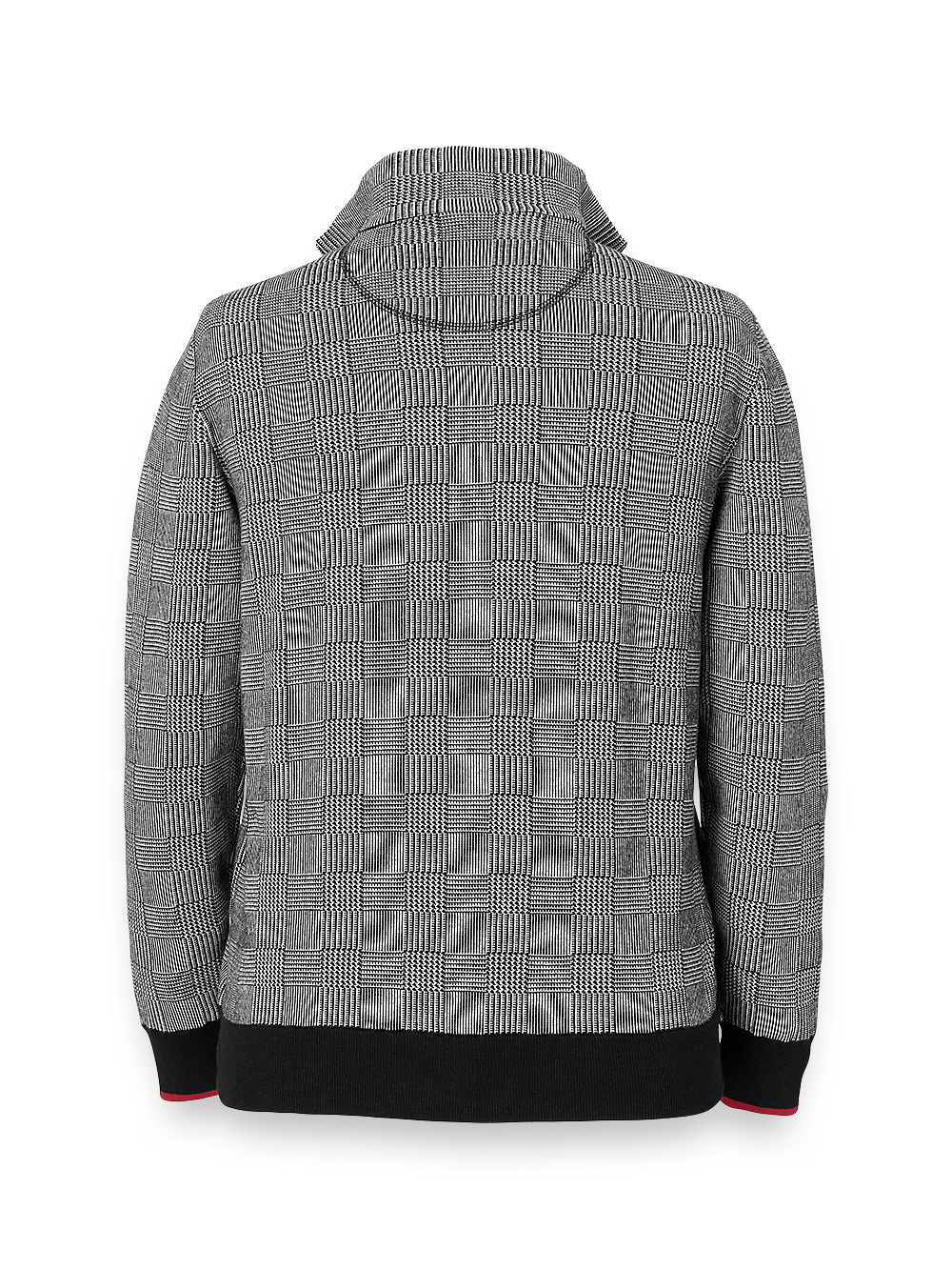 Alternate Image of Cotton Zip Mock Neck Sweater-1