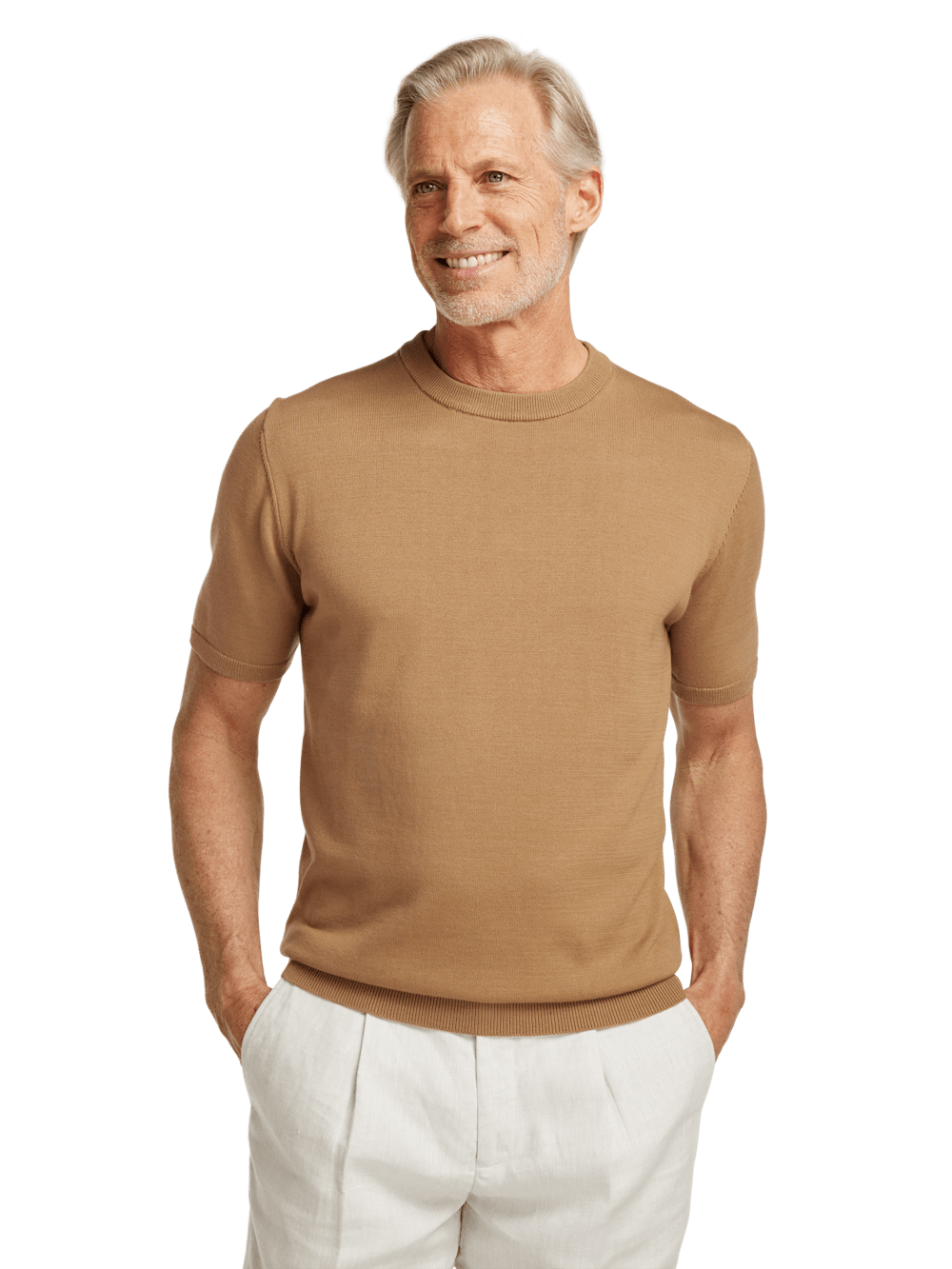Alternate Image of Supima Cotton Crew Neck Sweater-1