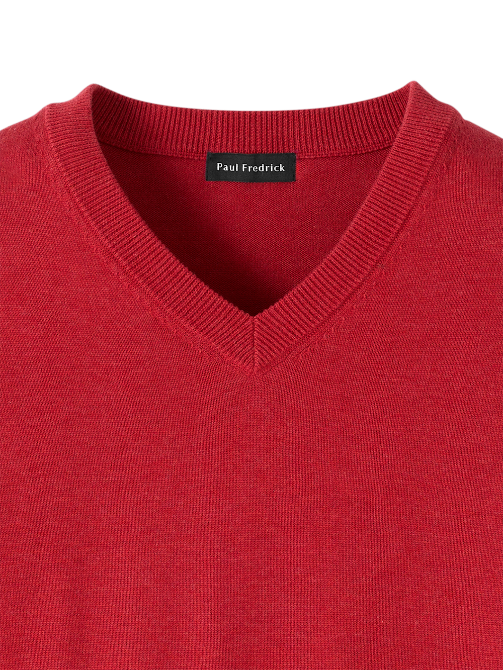 Alternate Image of Supima Cotton V-neck Sweater-5