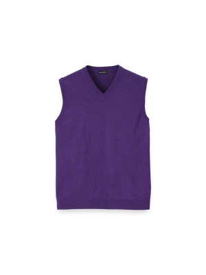 Supima Cotton Vest - Purple