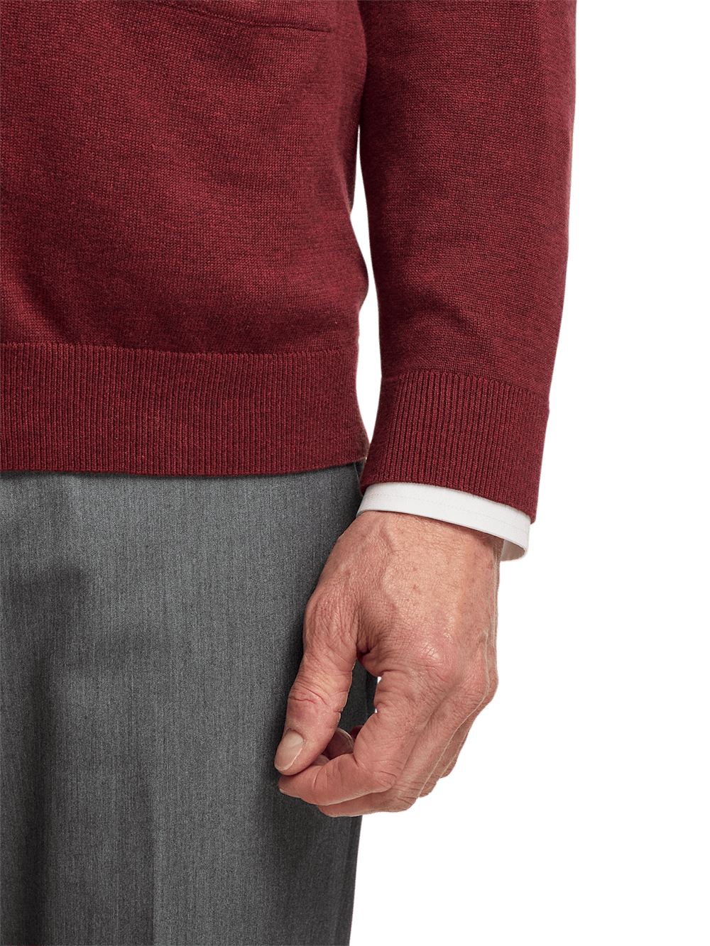 Alternate Image of Supima Cotton Button Front Cardigan-3