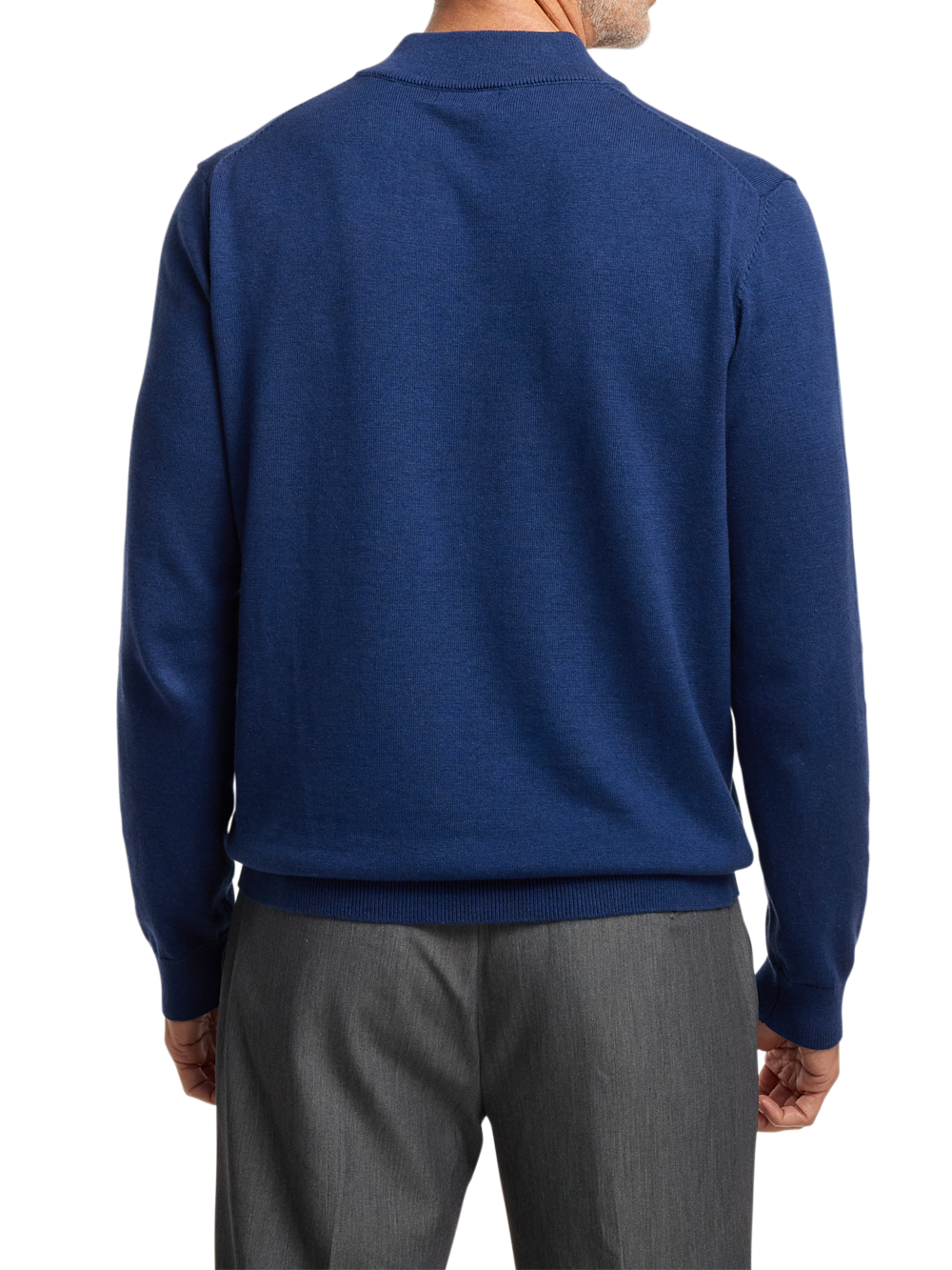 Alternate Image of Supima Cotton Four Button Mock Neck Sweater-4