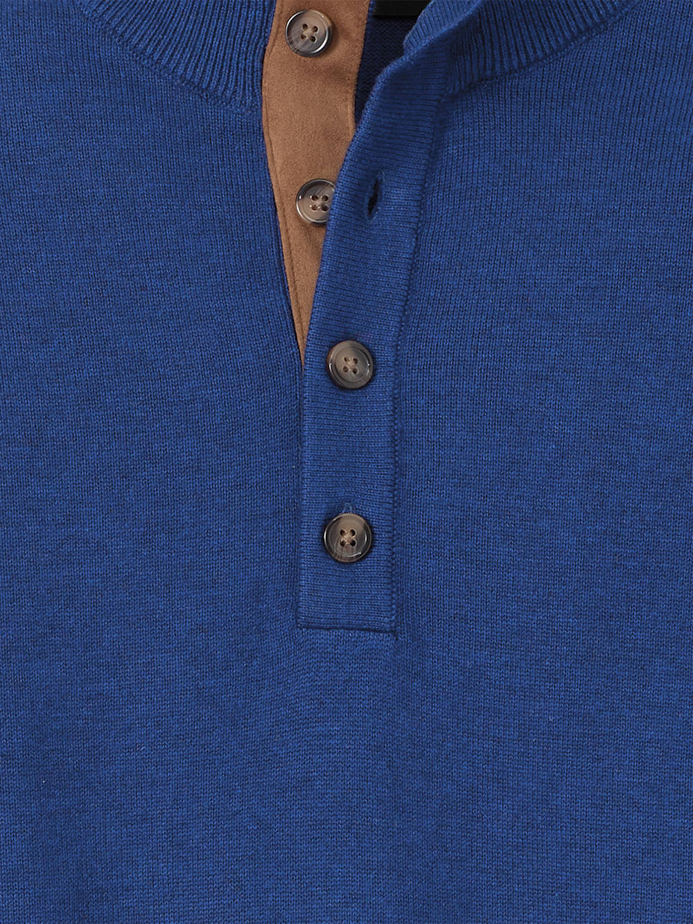 Alternate Image of Supima Cotton Four Button Mock Neck Sweater-5