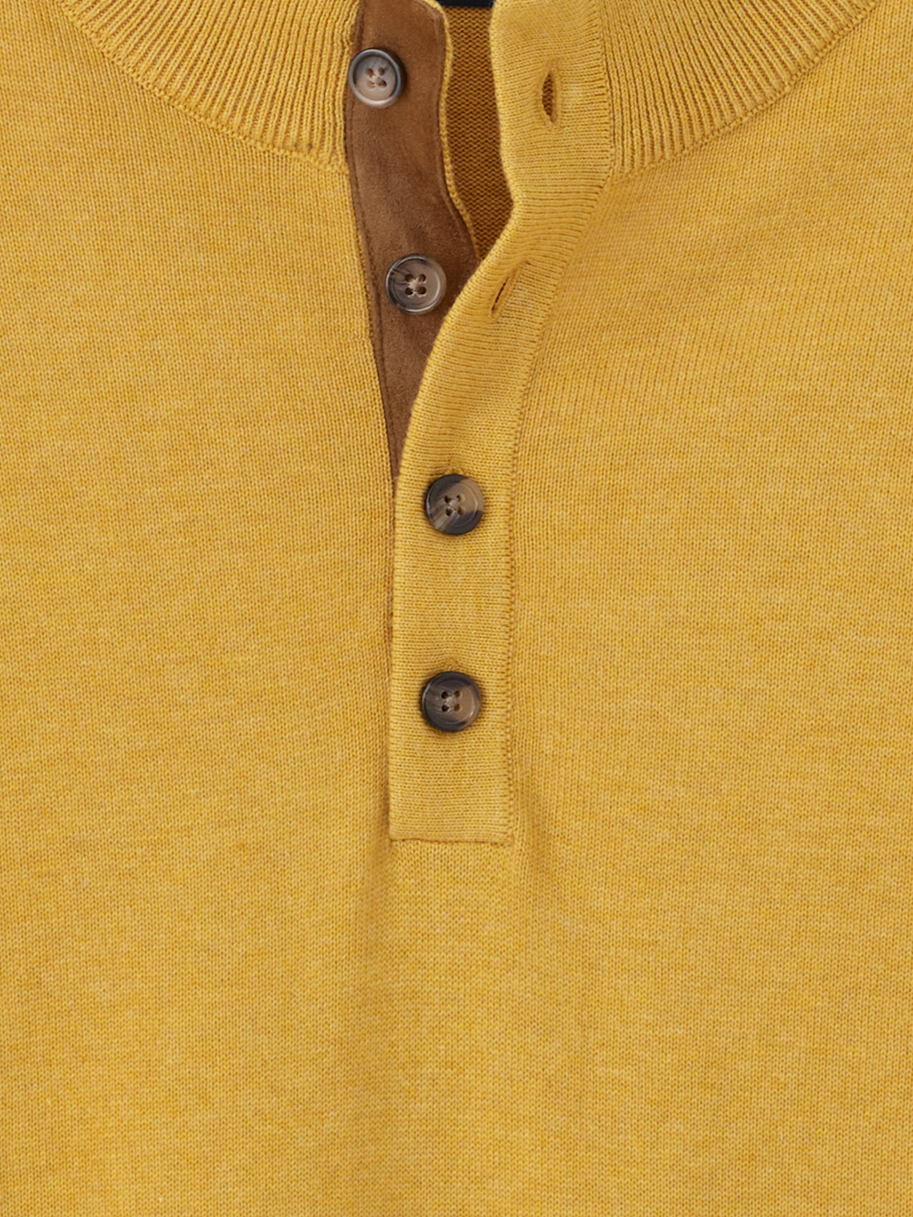 Alternate Image of Supima Cotton Four Button Mock Neck Sweater-5