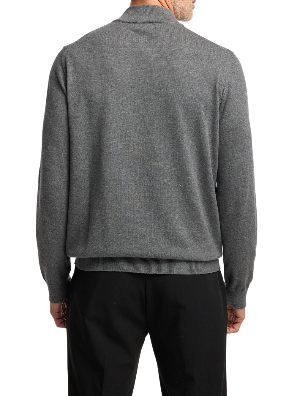 Alternate Image of Supima Cotton Four Button Mock Neck Sweater-4