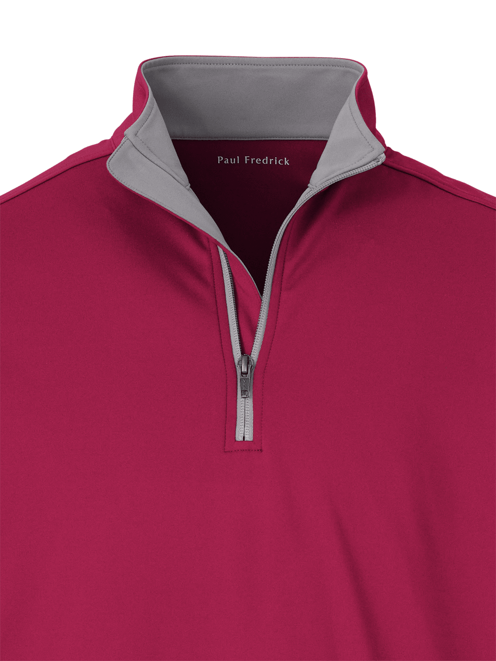Alternate Image of Performance Blend Quarter Zip Mock Neck-5