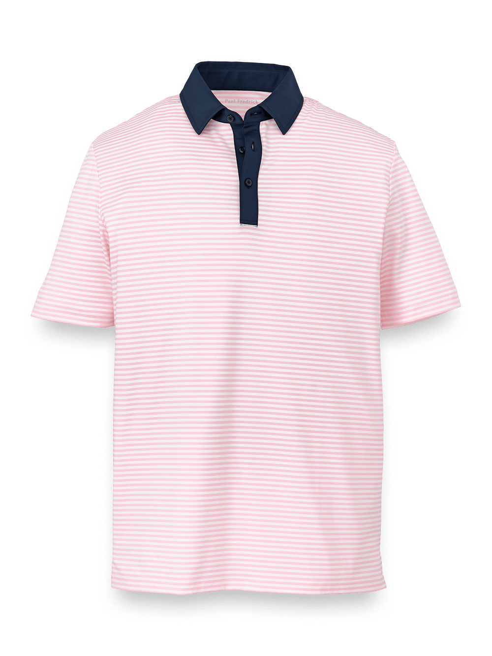 Product Image of Performance Blend Three Button Polo-Pink