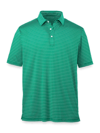 Performance Blend Three Button Polo - Green