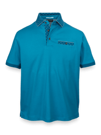 Mercerized Cotton Polo - Teal