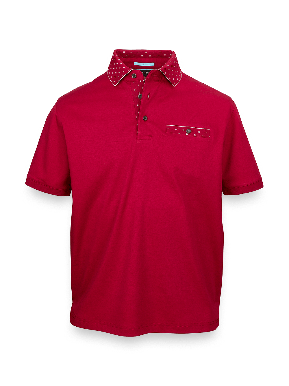 Product Image of Mercerized Cotton Polo-Brick