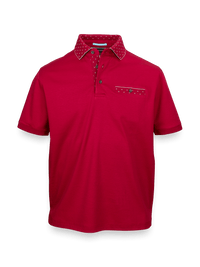 Mercerized Cotton Polo - Brick