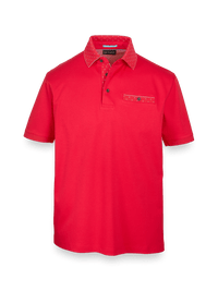 Mercerized Cotton Polo - Salmon