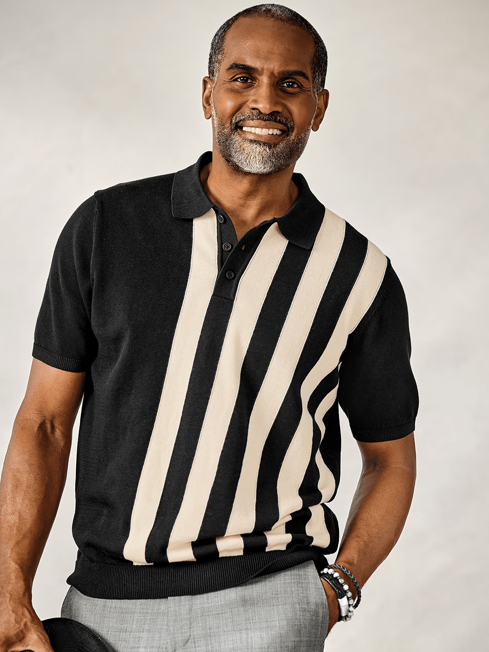 Alternate Image of Cotton Three Button Polo-1