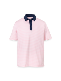 Performance Blend Three Button Polo - Pink
