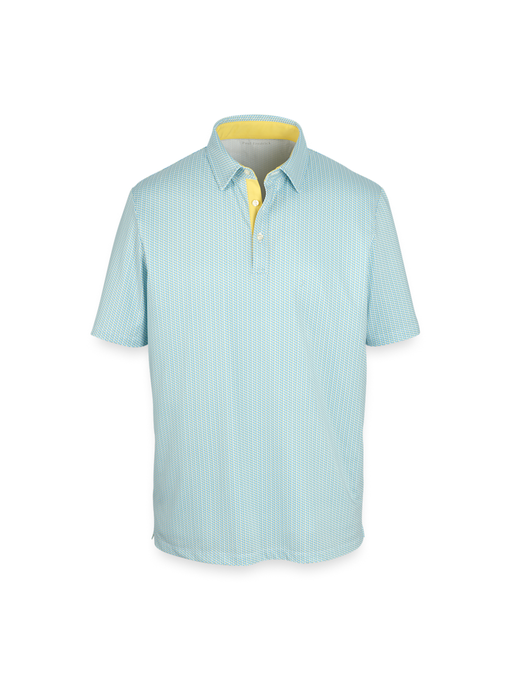 Product Image of Performance Blend Three Button Polo-Yellow Multi