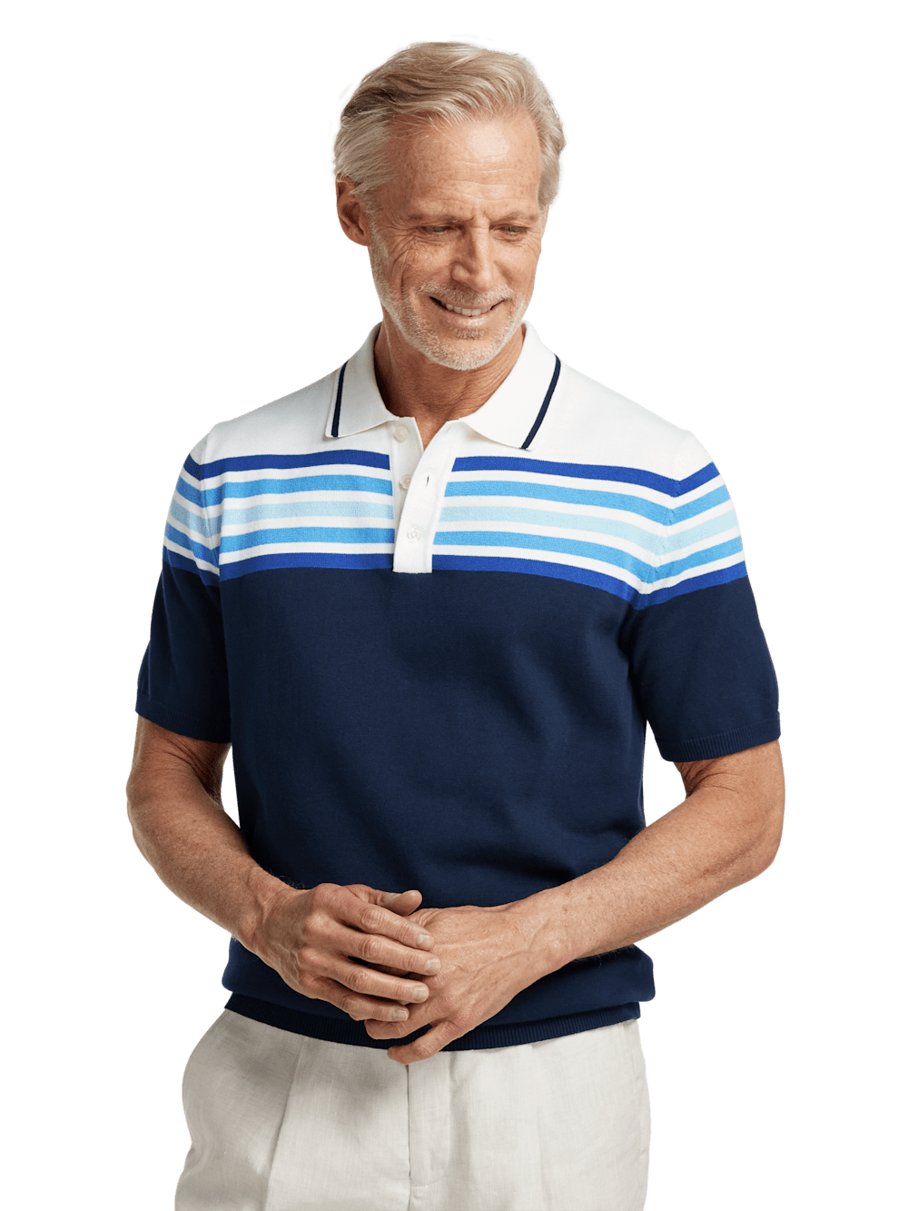 Alternate Image of Cotton Three Button Polo-1