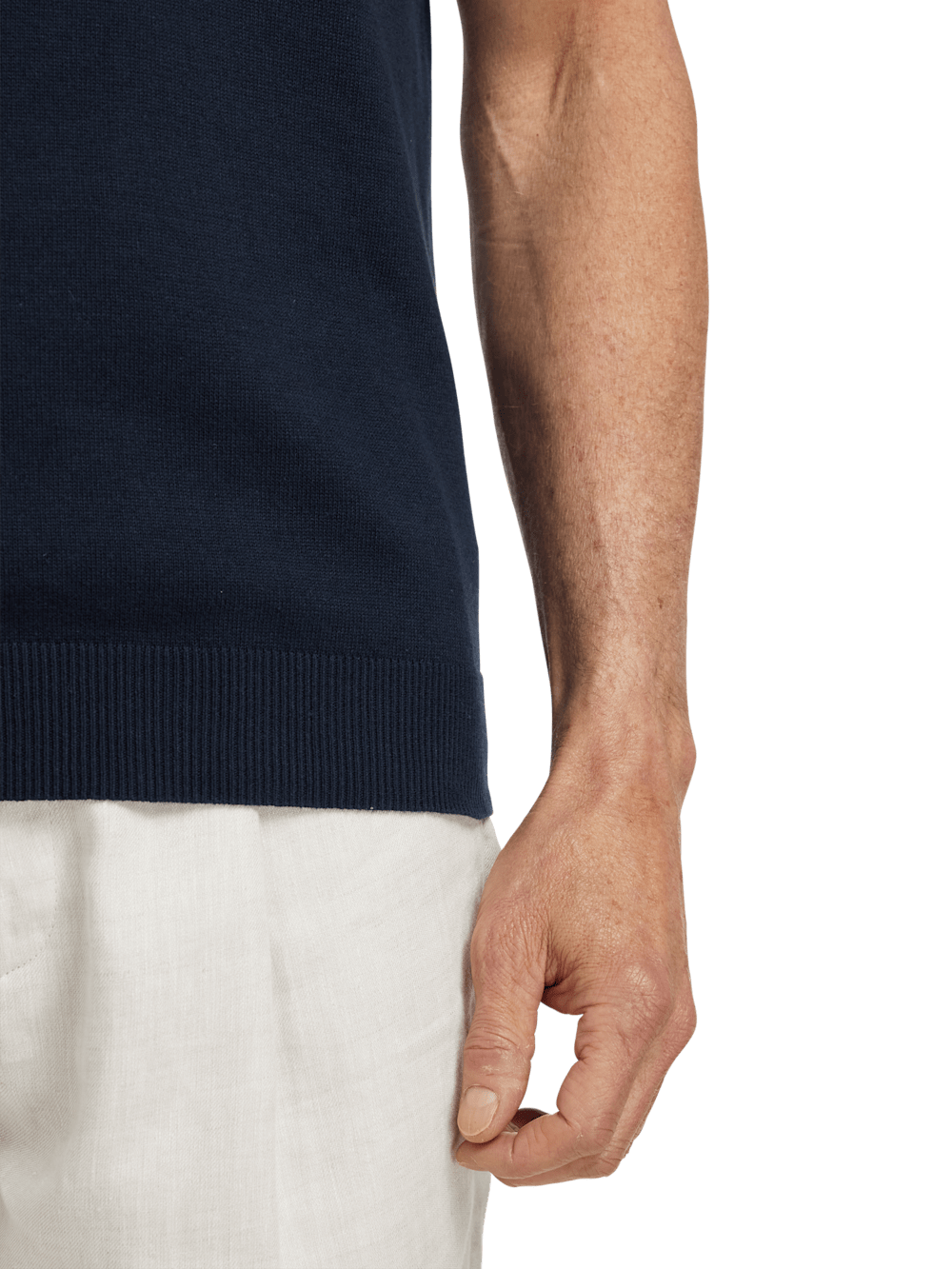 Alternate Image of Cotton Three Button Polo-3