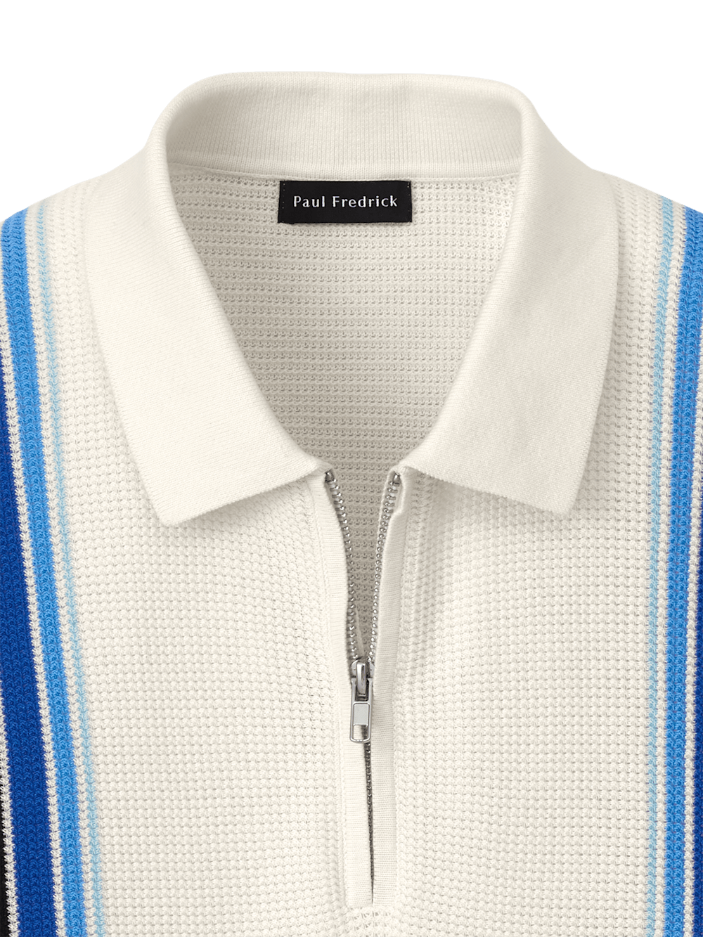 Alternate Image of Cotton Quarter Zip Polo-5