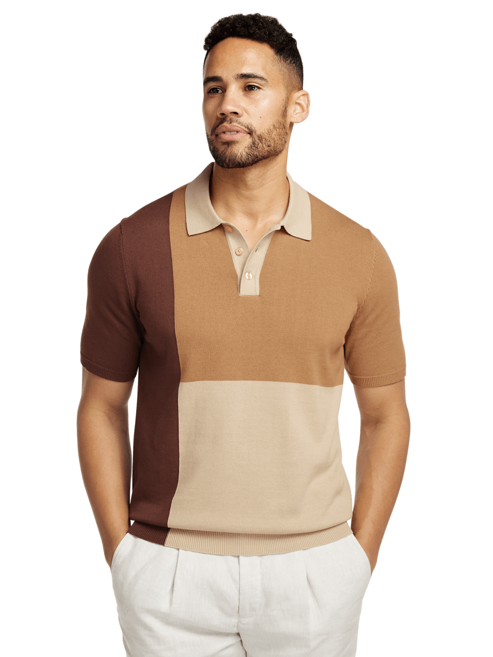 Alternate Image of Cotton Three Button Polo-1